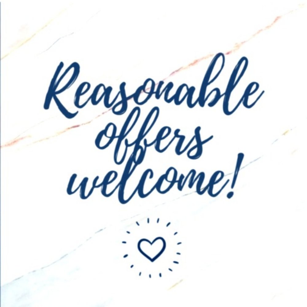 Reasonable offers are welcome!